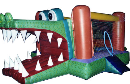 Inflable con Boca de Cocodrilo